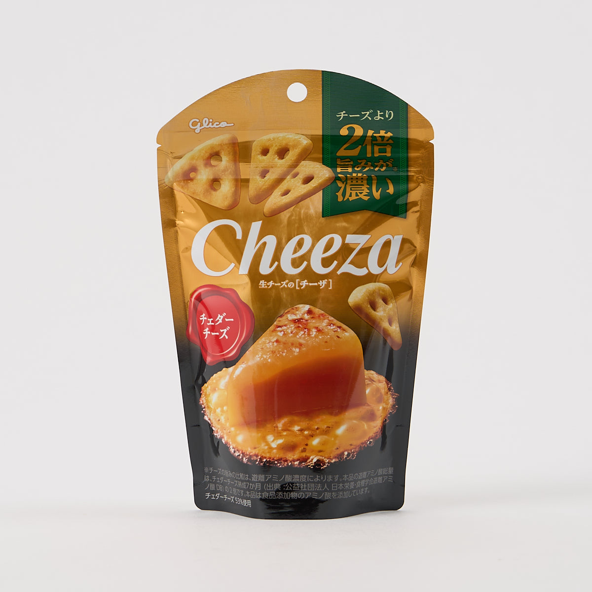 Glico Natural Cheese Cheeza: Cheddar Cheese Flavor