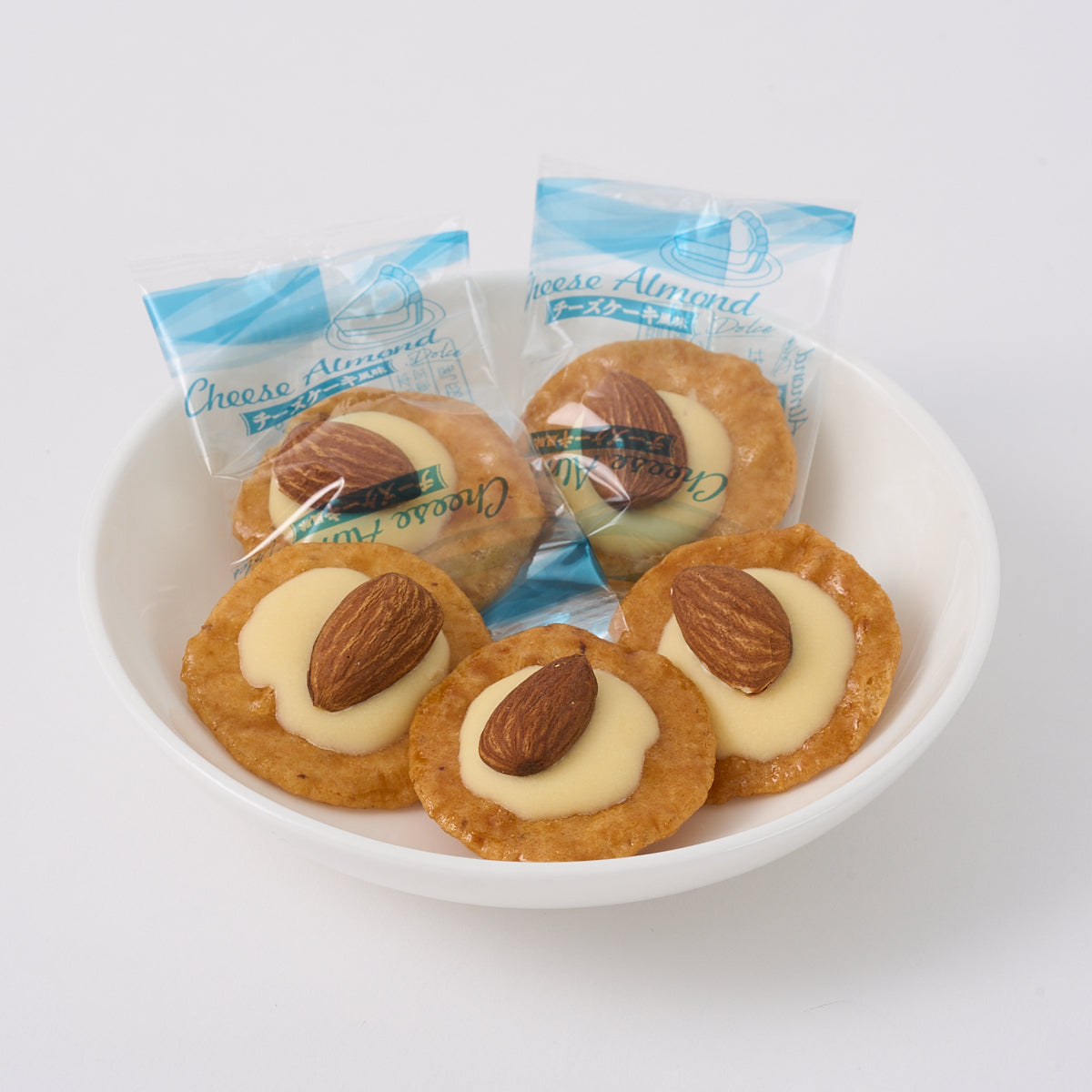 Sanko Seika “Cheese Almond” Rice Crackers (Cheese cake Flavor)