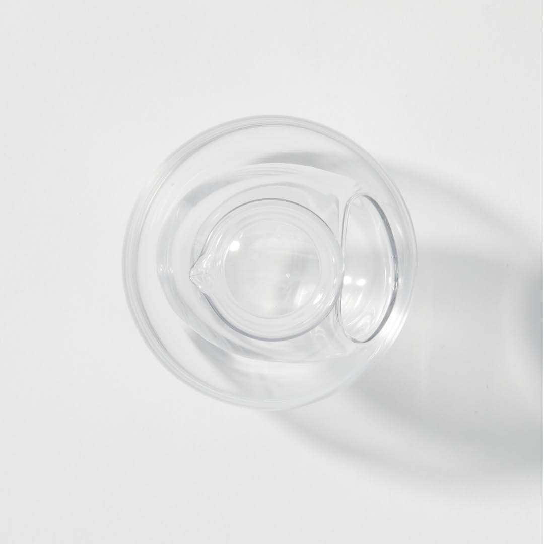 Pocket Glass Carafe, top view