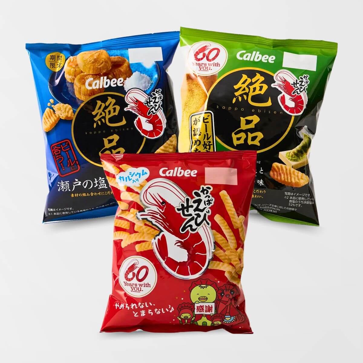 Calbee “Kappa Ebisen” Trio