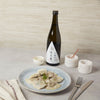 Mizubasho “Ginjo”, with porcelain cup, served with spinach gyoza ravioli Thumbnail