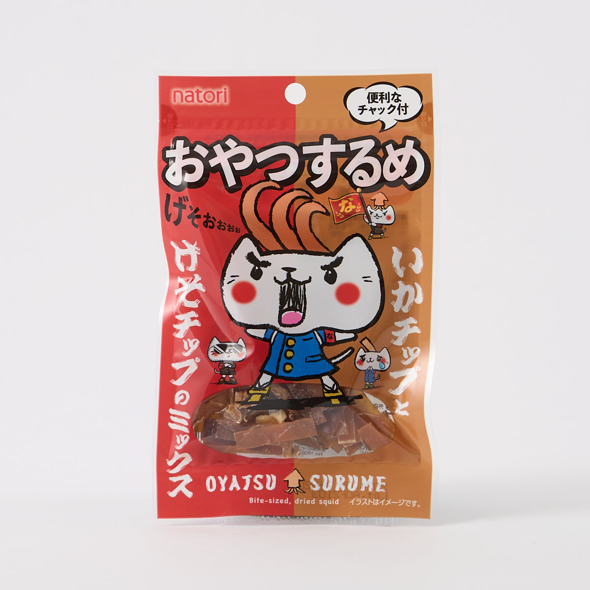 Natori Oyatsu Surume (Dried Squid): Sweet and Soy Sauce Flavors