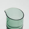 Bamboo Glass Sake Set, upward angled close view Thumbnail