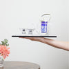 Edo Kiriko Chirori Sake Set Blue, on a hand Thumbnail