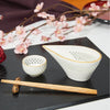 Hotarude With Mica Gold Rim Sake Set, on a table. Thumbnail