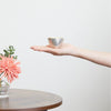 “Nousaku” Tin Guinomi Cup Gold, on a hand Thumbnail